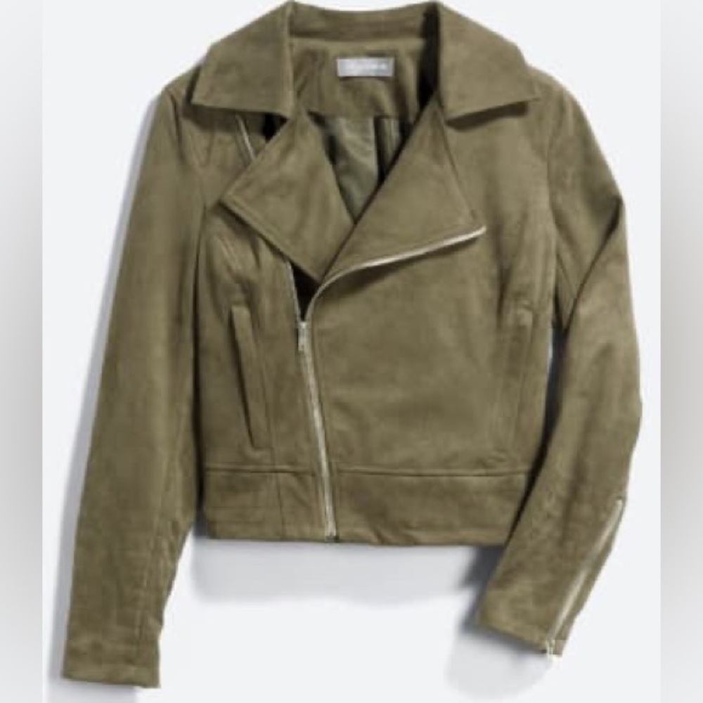 Bagatelle Raychel Faux Suede Moto Jacket